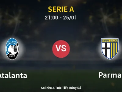 🔴 Trực Tiếp: Atalanta 2-0 Parma – Link Xem Serie A (Full HD)