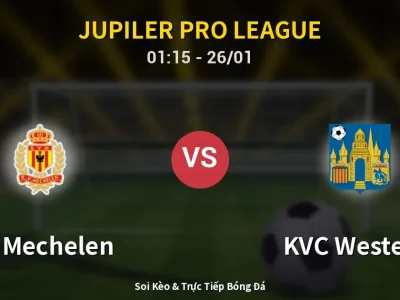 Kết Quả: KV Mechelen 1-1 KVC Westerlo – Highlight & Bàn Thắng | Jupiler Pro League