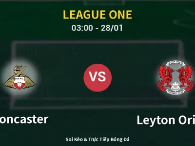 Kết Quả: Doncaster 3-0 Leyton Orient – Highlight & Bàn Thắng | League One