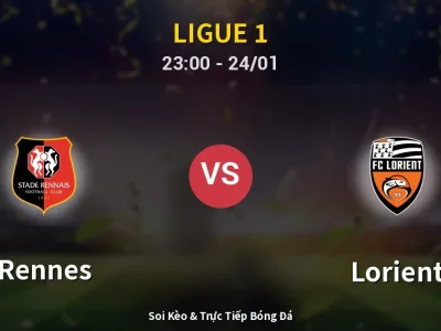 Soi Kèo Rennes vs Lorient – 23:00 24/01 | Nhận Định, Dự Đoán Tỷ Số