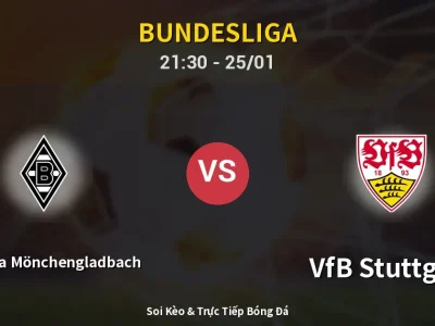 🔴 Trực Tiếp: Borussia Mönchengladbach 0-0 VfB Stuttgart – Link Xem Bundesliga (Full HD)