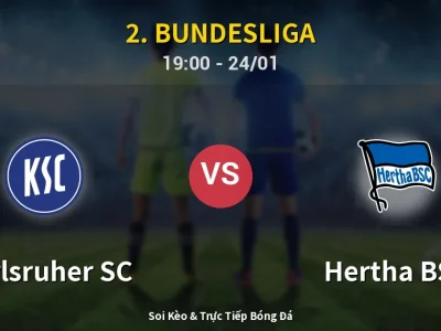 🔴 Trực Tiếp: Karlsruher SC 0-0 Hertha BSC – Link Xem 2. Bundesliga (Full HD)