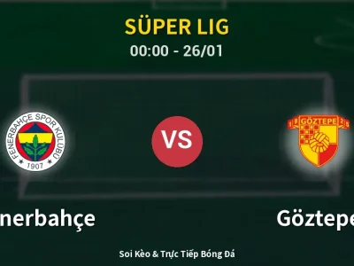 Kết Quả: Fenerbahçe 1-1 Göztepe – Highlight & Bàn Thắng | Süper Lig