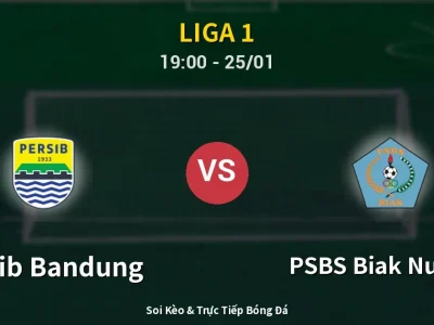 Kết Quả: Persib Bandung 1-0 PSBS Biak Numfor – Highlight & Bàn Thắng | Liga 1