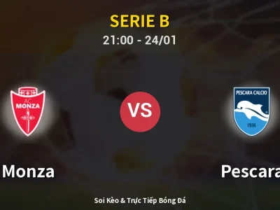 Soi Kèo Monza vs Pescara – 21:00 24/01 | Nhận Định, Dự Đoán Tỷ Số