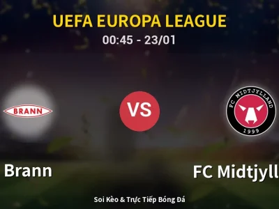 Kết Quả: Brann 3-3 FC Midtjylland – Highlight & Bàn Thắng | UEFA Europa League