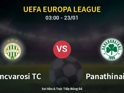 Kết Quả: Ferencvarosi TC 1-1 Panathinaikos – Highlight & Bàn Thắng | UEFA Europa League
