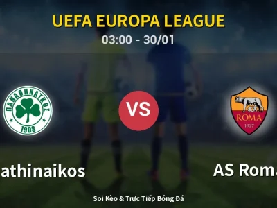 Kết Quả: Panathinaikos 1-1 AS Roma – Highlight & Bàn Thắng | UEFA Europa League
