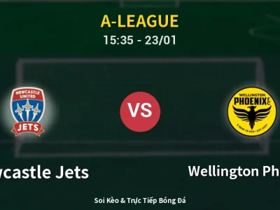 Kết Quả: Newcastle Jets 4-1 Wellington Phoenix – Highlight & Bàn Thắng | A-League