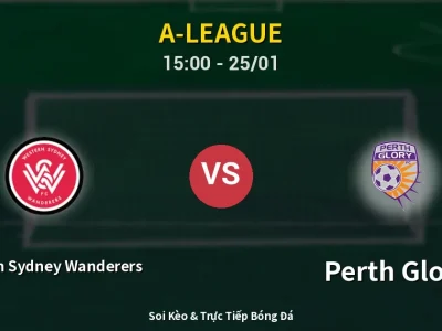 Kết Quả: Western Sydney Wanderers 1-0 Perth Glory – Highlight & Bàn Thắng | A-League
