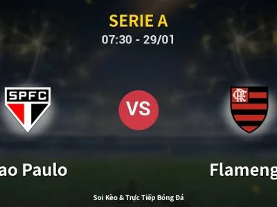 Kết Quả: Sao Paulo 2-1 Flamengo – Highlight & Bàn Thắng | Serie A
