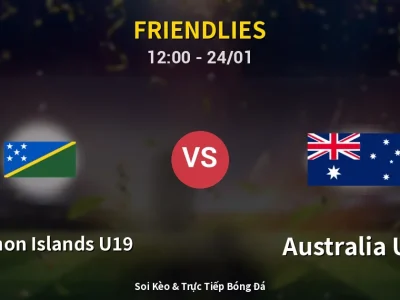 Kết Quả: Solomon Islands U19 1-3 Australia U17 – Highlight & Bàn Thắng | Friendlies