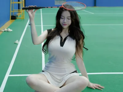 Hot Girl Thúy Diễm Gây Sốt Với Bộ Ảnh Cầu Lông Quyến Rũ, Fan Mê Mệt Quên Lối Về