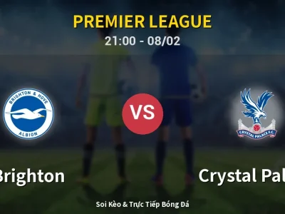 🔴 Trực Tiếp: Brighton 0-0 Crystal Palace – Link Xem Premier League (Full HD)