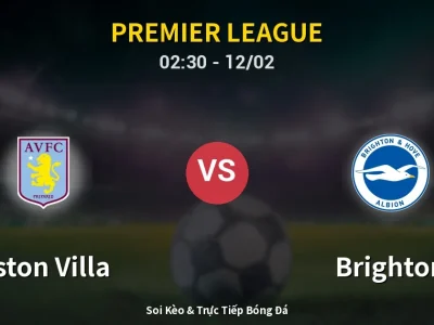 Kết Quả: Aston Villa 1-0 Brighton – Highlight & Bàn Thắng | Premier League