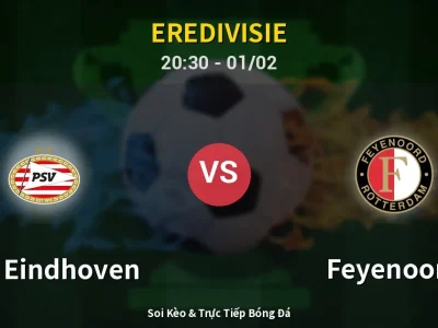 🔴 Trực Tiếp: PSV Eindhoven 3-0 Feyenoord – Link Xem Eredivisie (Full HD)