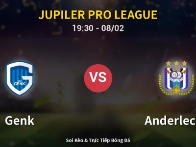 Kết Quả: Genk 2-0 Anderlecht – Highlight & Bàn Thắng | Jupiler Pro League