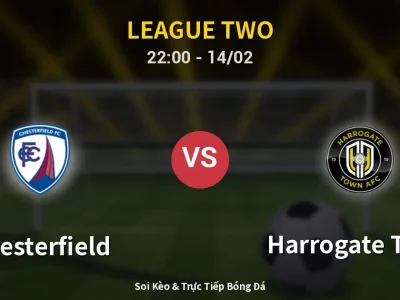 Soi Kèo Chesterfield vs Harrogate Town – 22:00 14/02 | Nhận Định, Dự Đoán Tỷ Số