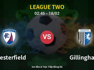 Kết Quả: Chesterfield 1-0 Gillingham – Highlight & Bàn Thắng | League Two
