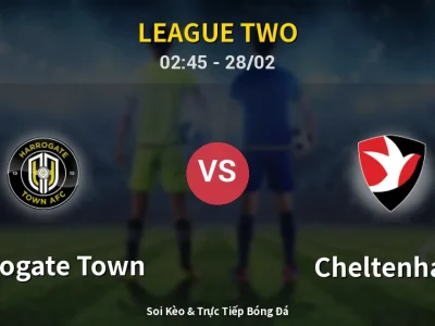 Kết Quả: Harrogate Town 1-1 Cheltenham – Highlight & Bàn Thắng | League Two