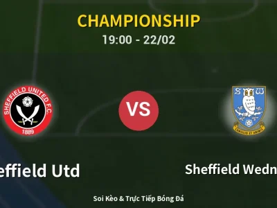 🔴 Trực Tiếp: Sheffield Utd 2-0 Sheffield Wednesday – Link Xem Championship (Full HD)