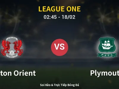 Kết Quả: Leyton Orient 1-3 Plymouth – Highlight & Bàn Thắng | League One