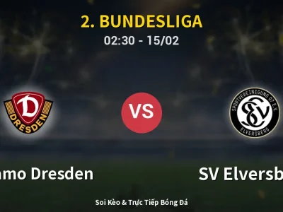 Kết Quả: Dynamo Dresden 1-2 SV Elversberg – Highlight & Bàn Thắng | 2. Bundesliga