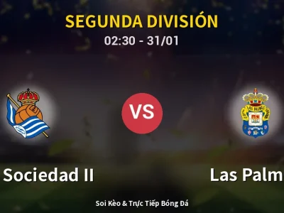 Kết Quả: Real Sociedad II 1-1 Las Palmas – Highlight & Bàn Thắng | Segunda División