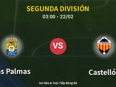 Kết Quả: Las Palmas 1-1 Castellón – Highlight & Bàn Thắng | Segunda División