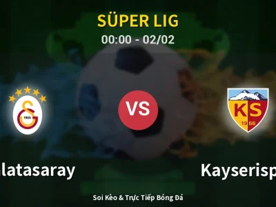 Kết Quả: Galatasaray 4-0 Kayserispor – Highlight & Bàn Thắng | Süper Lig