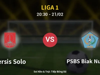 Kết Quả: Persis Solo 1-1 PSBS Biak Numfor – Highlight & Bàn Thắng | Liga 1
