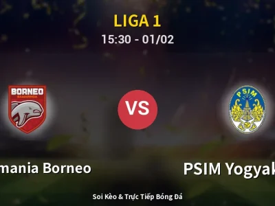 Kết Quả: Pusamania Borneo 2-1 PSIM Yogyakarta – Highlight & Bàn Thắng | Liga 1