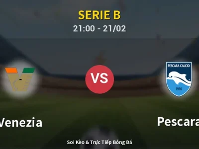 🔴 Trực Tiếp: Venezia 2-2 Pescara – Link Xem Serie B (Full HD)