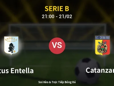 🔴 Trực Tiếp: Virtus Entella 0-1 Catanzaro – Link Xem Serie B (Full HD)