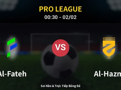 Kết Quả: Al-Fateh 1-1 Al-Hazm – Highlight & Bàn Thắng | Pro League