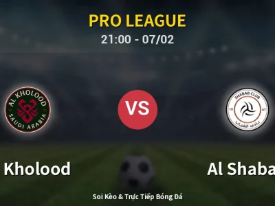 Soi Kèo Al Kholood vs Al Shabab – 21:00 07/02 | Nhận Định, Dự Đoán Tỷ Số