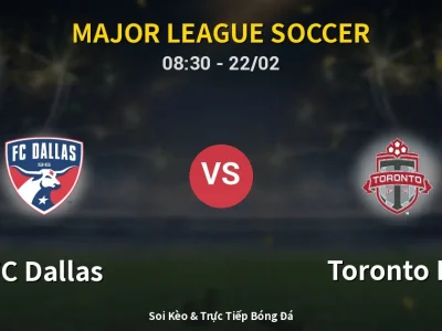 Kết Quả: FC Dallas 3-2 Toronto FC – Highlight & Bàn Thắng | Major League Soccer