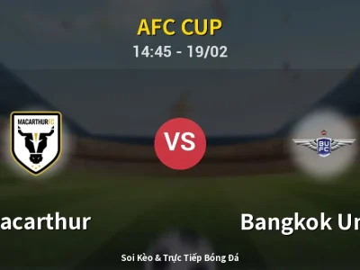 Kết Quả: Macarthur 2-2 Bangkok United – Highlight & Bàn Thắng | AFC Cup