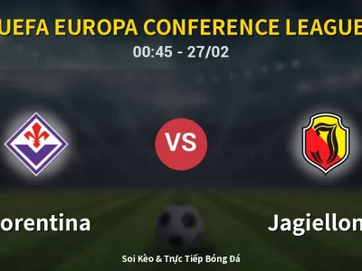 Kết Quả: Fiorentina 2-4 Jagiellonia – Highlight & Bàn Thắng | UEFA Europa Conference League
