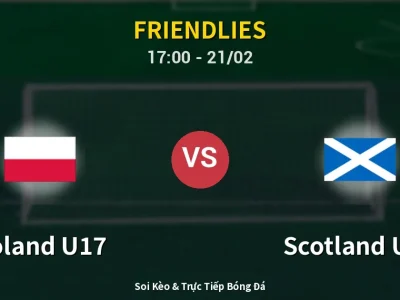 Kết Quả: Poland U17 4-2 Scotland U17 – Highlight & Bàn Thắng | Friendlies