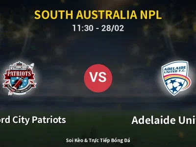 Kết Quả: Playford City Patriots 4-2 Adelaide United II – Highlight & Bàn Thắng | South Australia NPL