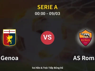 Kết Quả: Genoa 2-1 AS Roma – Highlight & Bàn Thắng | Serie A