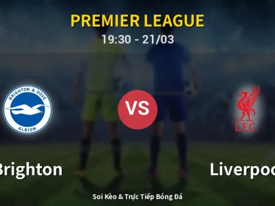Soi Kèo Brighton vs Liverpool – 19:30 21/03 | Nhận Định, Dự Đoán Tỷ Số