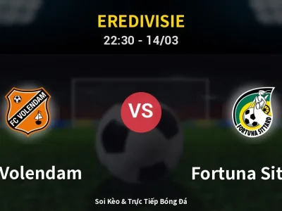 Soi Kèo FC Volendam vs Fortuna Sittard – 22:30 14/03 | Nhận Định, Dự Đoán Tỷ Số