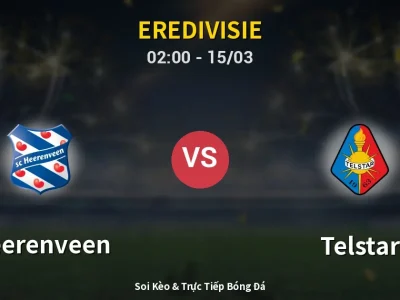 Kết Quả: Heerenveen 3-0 Telstar – Highlight & Bàn Thắng | Eredivisie