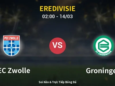 Kết Quả: PEC Zwolle 1-1 Groningen – Highlight & Bàn Thắng | Eredivisie