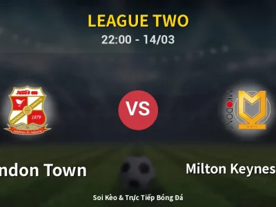 Soi Kèo Swindon Town vs Milton Keynes Dons – 22:00 14/03 | Nhận Định, Dự Đoán Tỷ Số