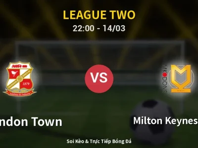 🔴 Trực Tiếp: Swindon Town 0-0 Milton Keynes Dons – Link Xem League Two (Full HD)