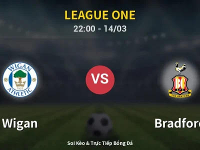 Soi Kèo Wigan vs Bradford – 22:00 14/03 | Nhận Định, Dự Đoán Tỷ Số
