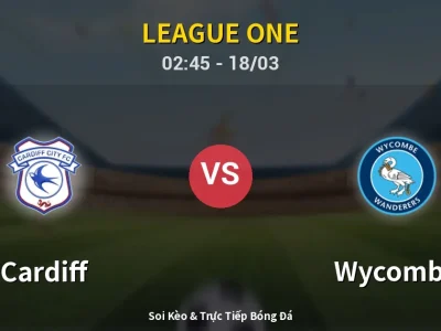 Kết Quả: Cardiff 0-2 Wycombe – Highlight & Bàn Thắng | League One